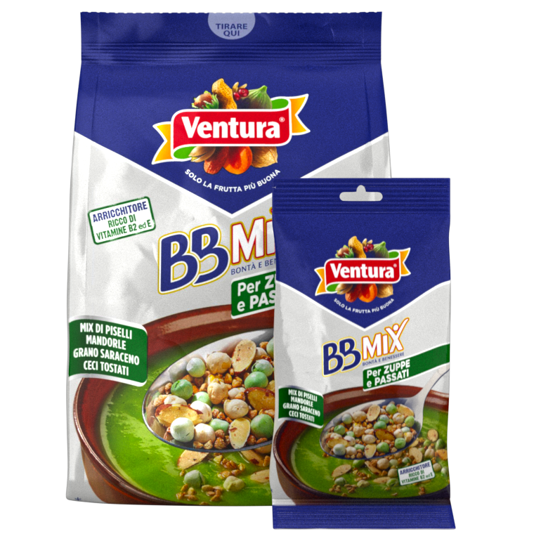 BBMix per zuppe e passati - Piselli, mandorle, grano saraceno e ceci