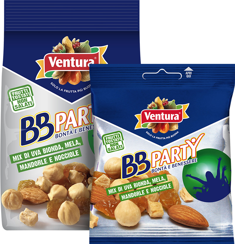 BBParty: mix di frutta secca tostata e non salata