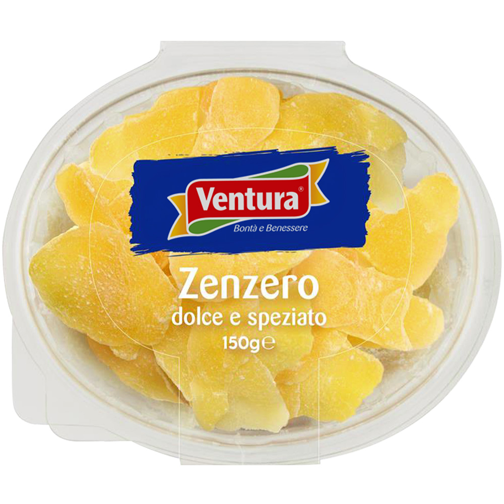 Zenzero a fette <span>disidratato e zuccherato</span>