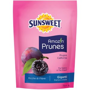 Prugne Sunsweet giganti denocciolate in busta richiudibile 375 grammi