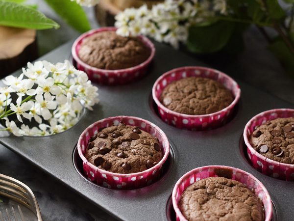 Per la festa della mamma, muffin cioccolato e frutta secca