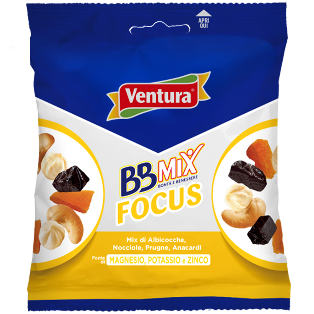BBMix Focus <span>con Albicocche, Nocciole, Prugne e Anacardi</span>