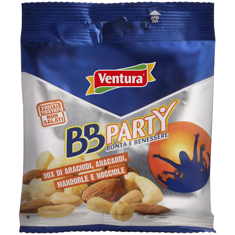 BBParty <span>con Arachidi, Anacardi, Mandorle e Nocciole</span>