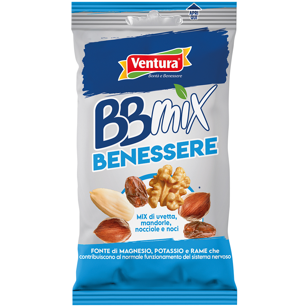 BBMix Benessere <span>con Uvetta, Mandorle, Nocciole e Noci</span>
