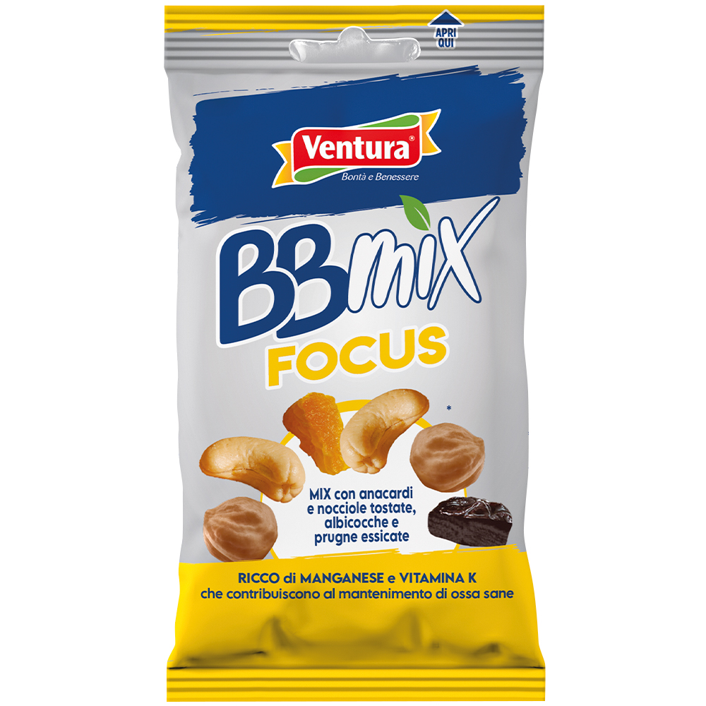 BBMix Focus <span>con Albicocche, Nocciole, Prugne e Anacardi</span>
