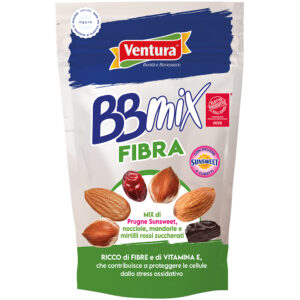 BBMix Fibra Ventura con Prugne Sunsweet, Nocciole, Mirtilli rossi e Mandorle sgusciate