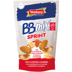 BBMix Sprint Ventura con Mandorle, Uvetta, Zenzero e Anacardi