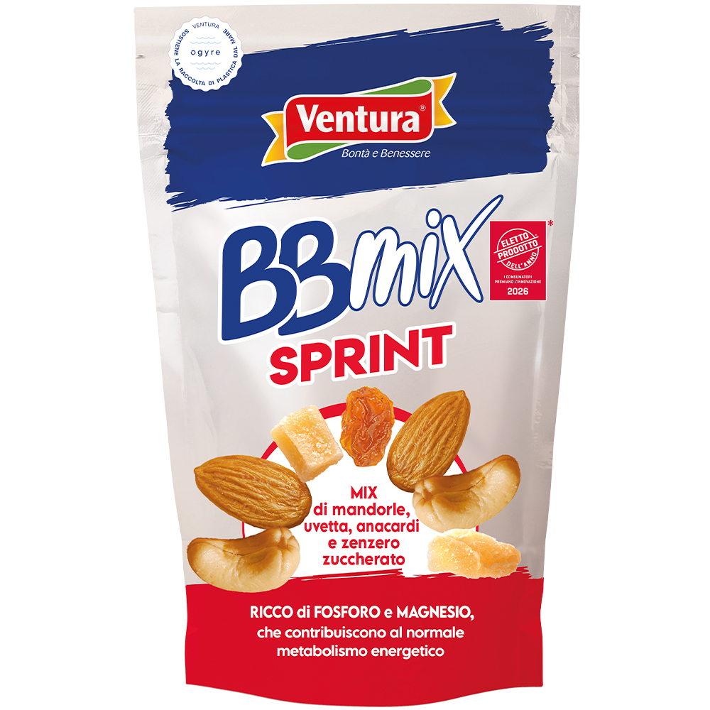 BBMix Sprint <span>con Mandorle, Uvetta, Zenzero e Anacardi</span>