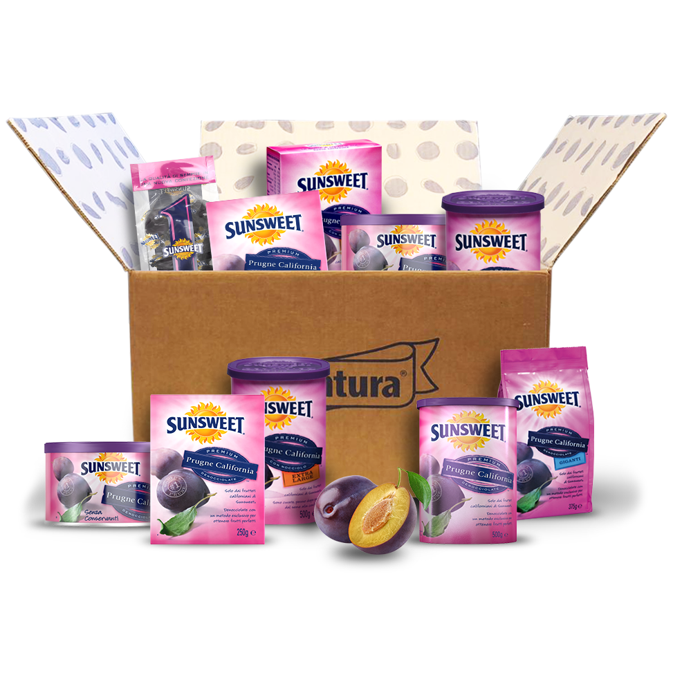 100% Sunsweet: la box con il sole della California