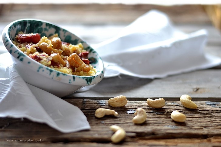 Cous Cous saporito con pesto di Anacardi