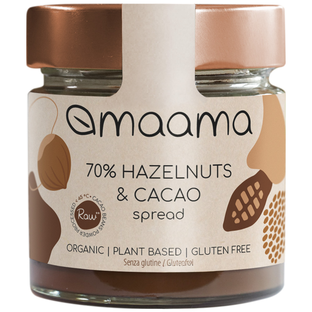 Crema spalmabile alla Nocciola (70%) <span>e Cacao</span>