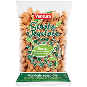 mandorle sgusciate ventura scorta verde busta compostabile