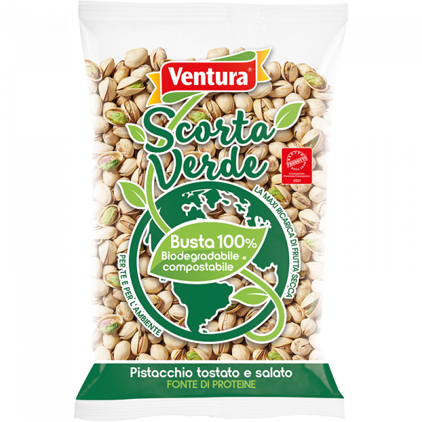 Scorta Verde Pistacchi tostati salati 350g