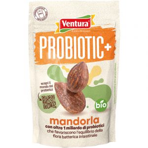 mandorle bio con probiotici sacchetto