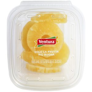 ananas a fette disidratato zuccherato ventura vaschetta