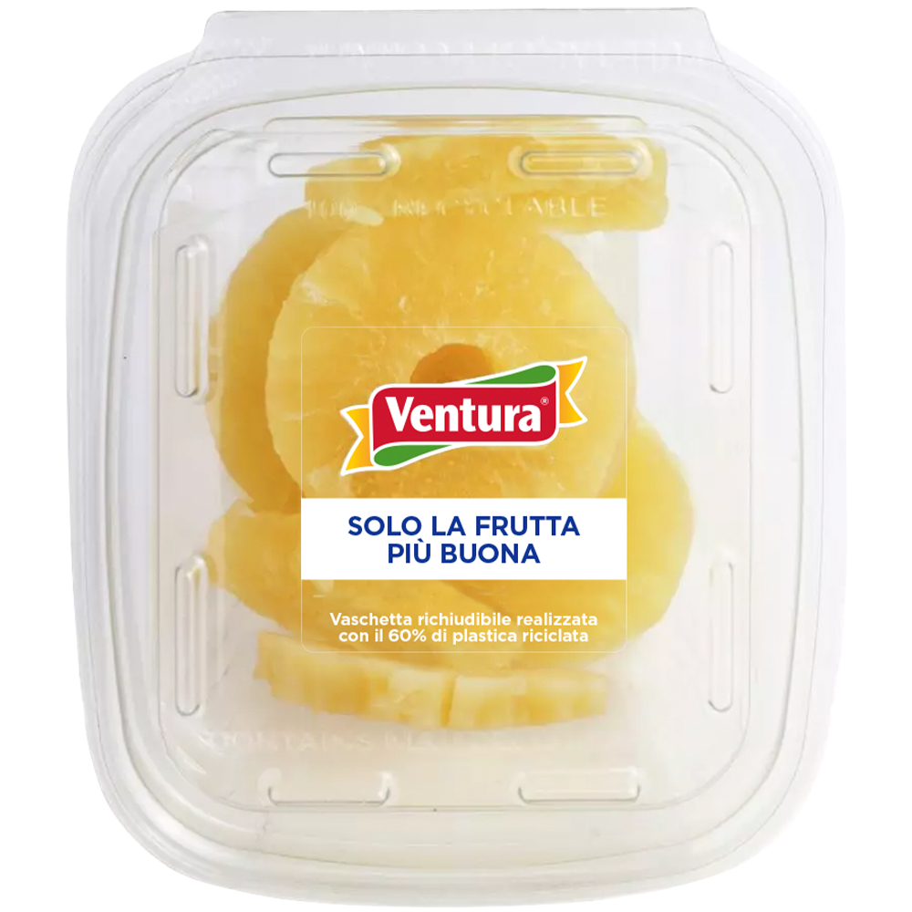 Ananas a fette <span>disidratato e zuccherato</span>