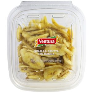 banana chips banane tagliate a fette essiccate non fritte ventura vaschetta