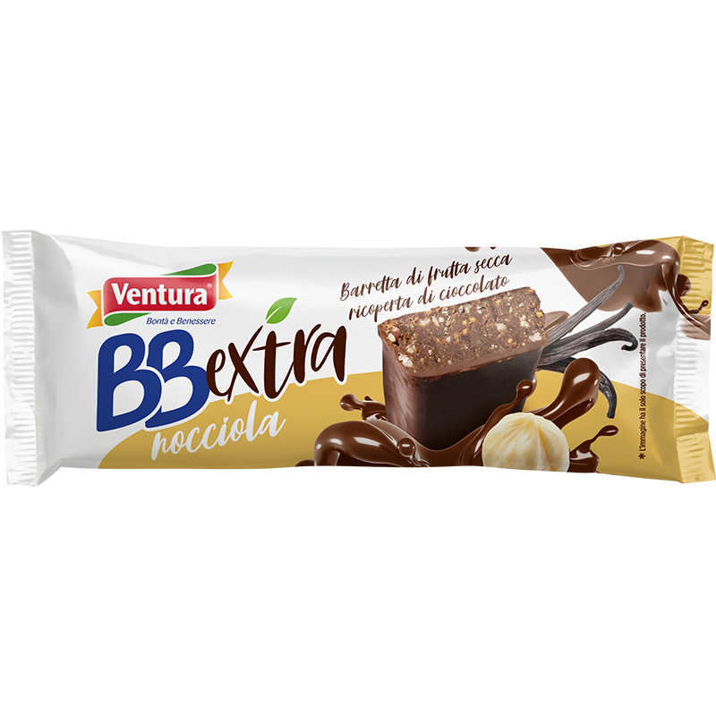 Bio Barrette BB Extra Nocciola ricoperta al Cioccolato