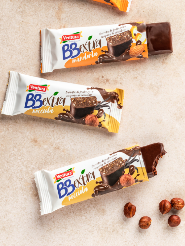 Barretta BBExtra Nocciola <span>ricoperta di Cioccolato (20 pezzi)</span>
