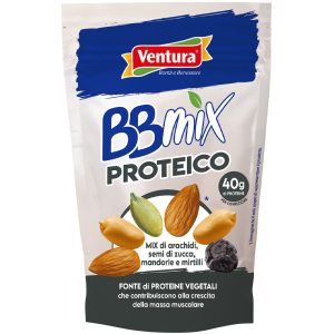 BBMix Proteico Ventura con Arachidi, Semi di Zucca, Mandorle e Mirtilli