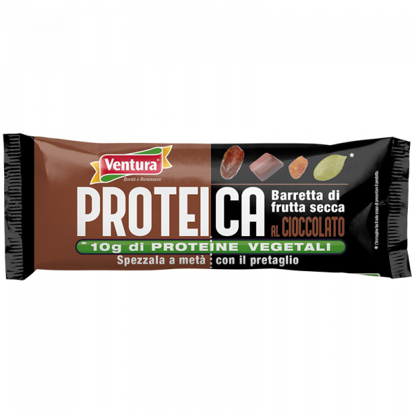 Barretta Proteica di frutta secca al Cioccolato 50g