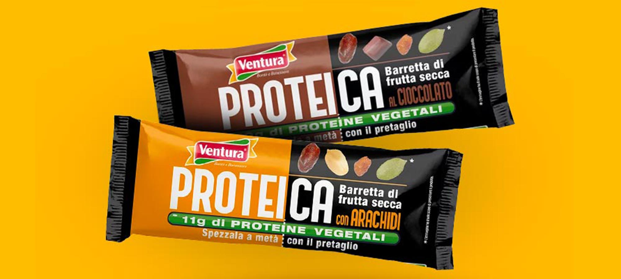 cibi proteici barrette proteiche frutta secca ventura