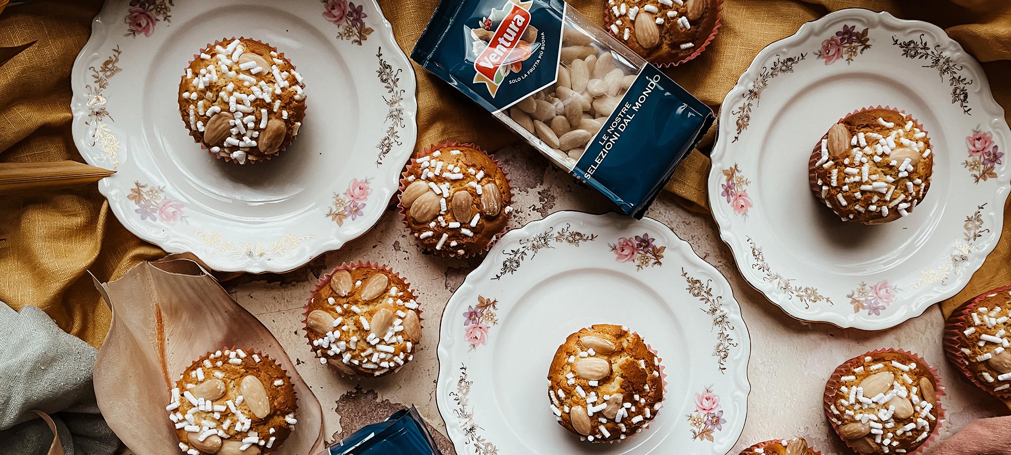 Ricetta senza glutine: Muffin alle Mandorle Ventura e arancia