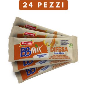 confezione risparmio barretta con frutta secca bbmix difesa anacardi albicocca aroma di arancia pack color arancione
