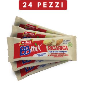 confezione risparmio barretta con frutta secca bbmix ricarica anacardi mandorle zenzero pack colore rosso brillante
