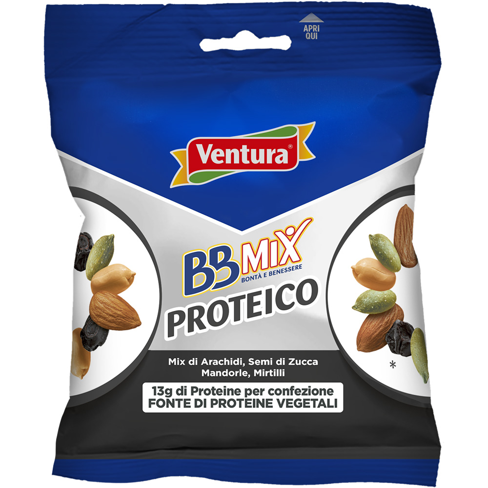 BBMix Proteico <span>con Arachidi, Semi di Zucca, Mandorle e Mirtilli</span>