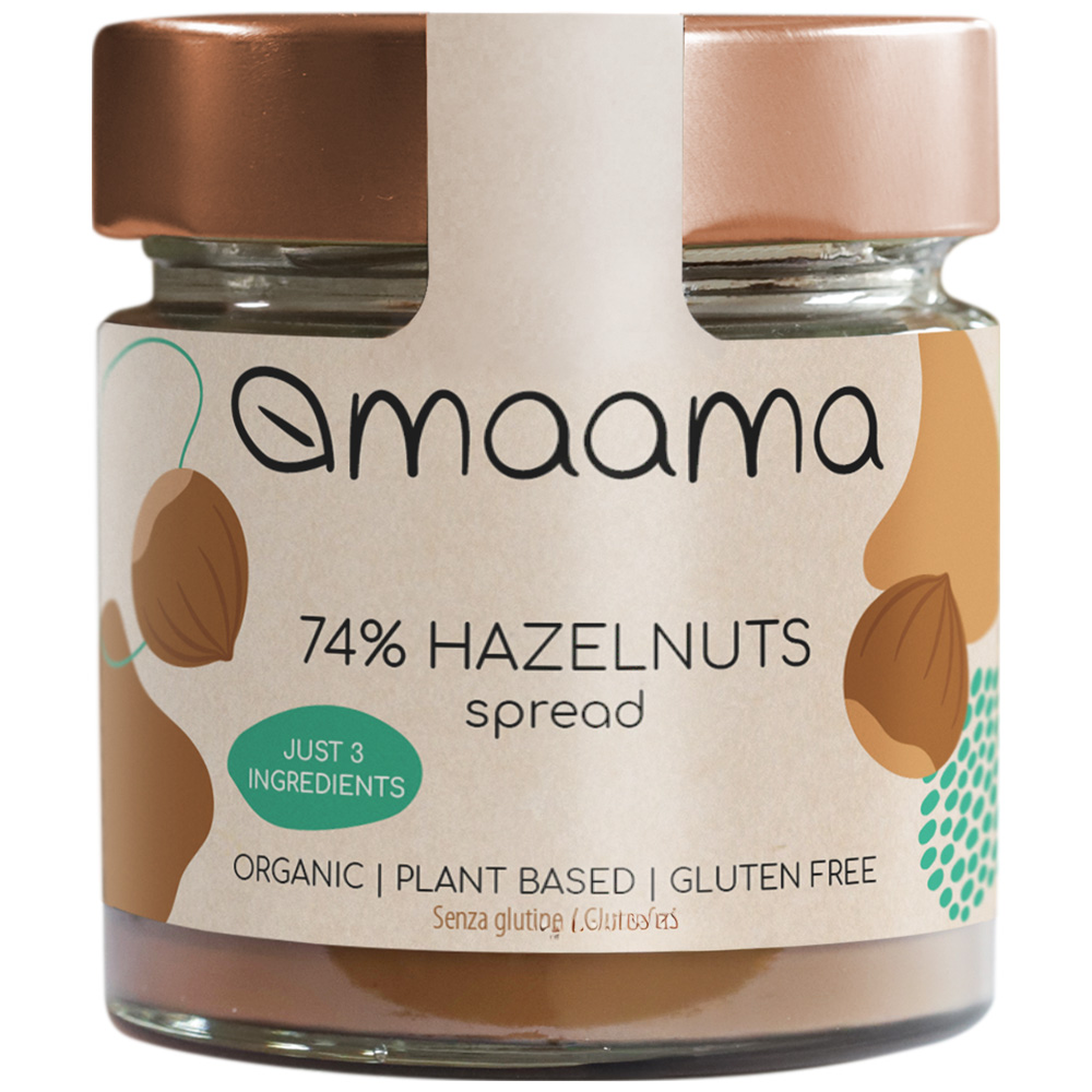 Crema spalmabile alla Nocciola (74%) <span>con prebiotici</span>