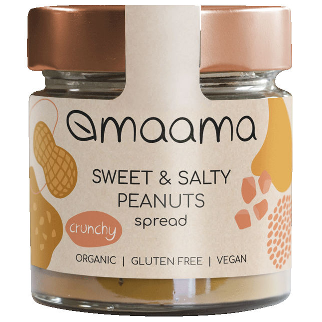 Crema spalmabile alle Arachidi <span>con granella di Arachidi e sale rosa</span>