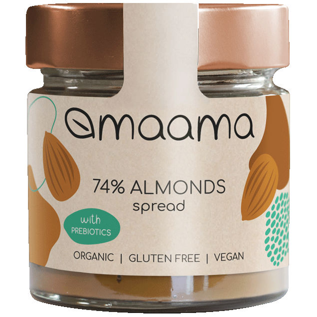 Crema spalmabile alla Mandorla (74%) <span>con prebiotici</span>