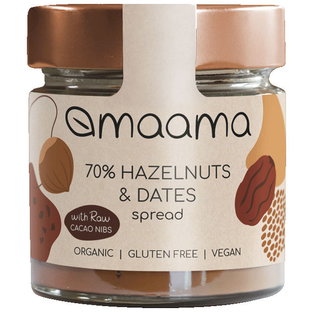 Crema spalmabile alla Nocciola <span>con Datteri e nibs di Cacao</span>