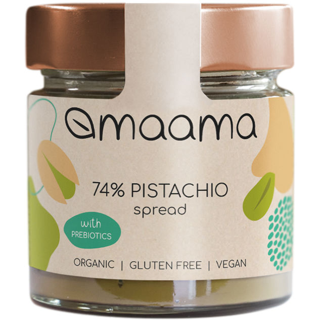 Crema spalmabile al Pistacchio (74%) <span>con prebiotici</span>
