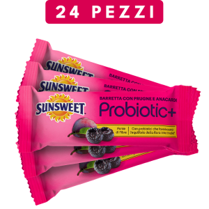 confezione risparmio Barretta Sunsweet Probiotic+ con prugne e anacardi