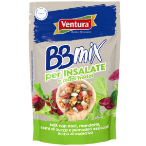 bbmix mix frutta secca per insalate con semi di zucca pomodori secchi ventura busta 150 grammi
