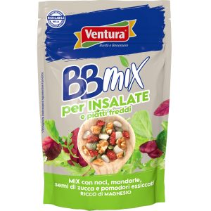 bbmix mix frutta secca per insalate con semi di zucca pomodori secchi ventura busta 150 grammi