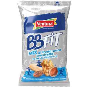 bbfit mix frutta secca sgusciata e uvetta ventura busta monoporzione